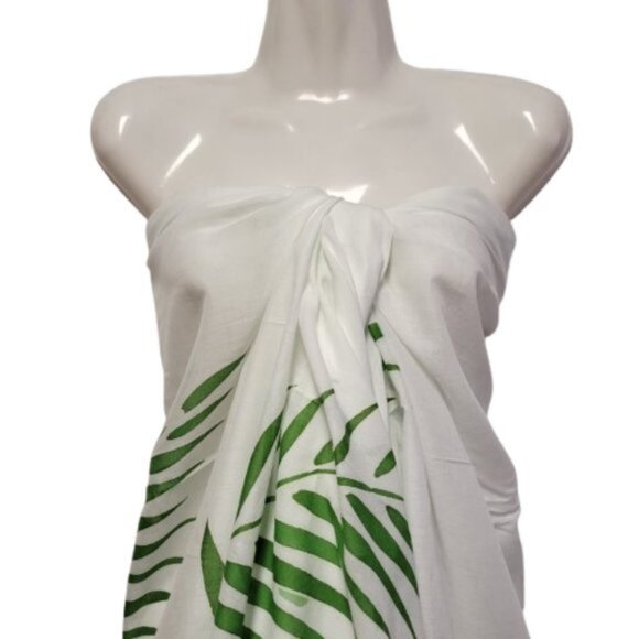 Womens Sarong Pareo Beach Cover Up Swimsuit Coverups Cotton Sarong TIE Wrap NEW - Picture 3 of 6